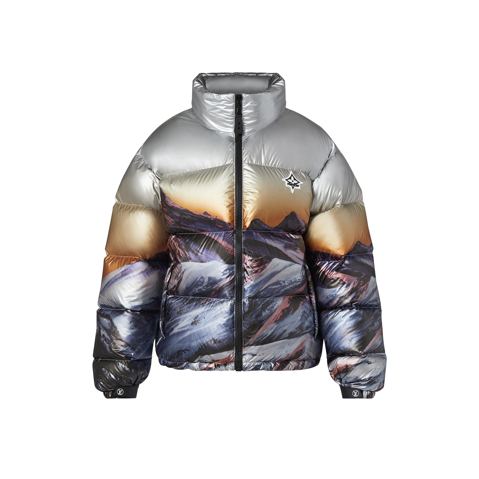 Metallic Sunset Mountain Puffer Jacket Women ReadytoWear LOUIS